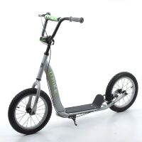 Дорослий двоколісний самокат iTrike SR2-043-2-G надувні колеса з ручним гальмом / колір сірий**