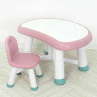 Дитячий пластмасовий столик зі стільчиком Bambi WM19104-6 рожевий**
