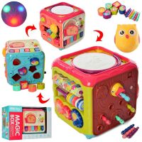 Іграшка Ігровий центр Логічний куб 648А-58-698-65 Піаніно Лабіринт Сортер Магнітна гра / світло і звуки**
