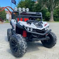Дитячий двомісний електромобіль Bambi 4WD Баггі M 4634EBLR-1 Квадроцикл з м'яким сидінням і MP3 / білий**