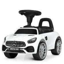 Дитяча каталка-толокар Bambi Mercedes-AMG M 4159 L-1 шкіряне сидіння білий**