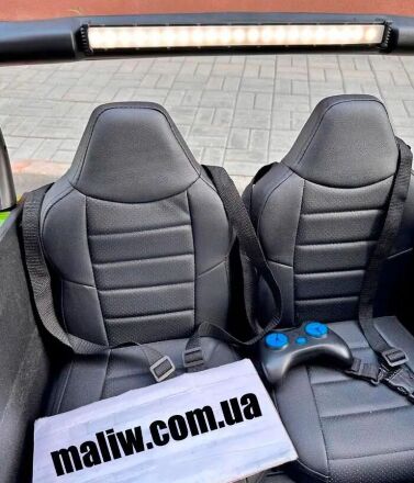 Дитячий Електромобіль Джип-Баггі 4WD M 5019 EBLR SB роз'єм, MP3, Пульт Хакі