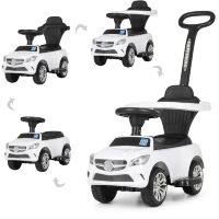 Дитяча машинка каталка толокар Bambi M 3503C(MP3)-1 біла**