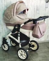 Коляска дитяча прогулянкова Lorelli DAISY Dark Grey Lighthouse темно-сіра