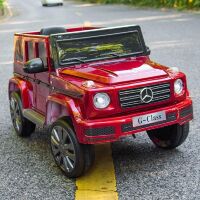 Дитячий одномісний електромобіль Джип M 5803EBLRS-3 Mercedes G500 м'яке сидіння, 4 мотори 35W, фарбування червоний