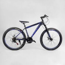 Спортивний велосипед 26 дюймів Corso TK-24399 "Strength" рама сталь 15"/21 швидкість/синій
