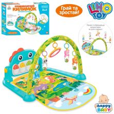 Килимок розвиваючий для немовляти (дитини) LIMO TOY HB 0027 з дугою і підвісками