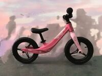 Велобіг беговел CROSSER Balance Bike NEW 12 магнієва рама / колеса 12" надувні / рожевий для дівчини