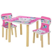 Дитячий стіл з двома стільчиками Bambi 508-58-1 Кішечка