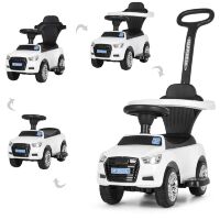 Дитяча машинка каталка толокар Bambi M 3503A(MP3)-1 білий**