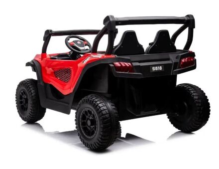 Дитячий Електромобіль Джип-Баггі 4WD M 5019 EBLR SB роз'єм, MP3, Пульт Червоний