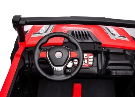Дитячий Електромобіль Джип-Баггі 4WD M 5019 EBLR SB роз'єм, MP3, Пульт Червоний