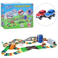 Автотрек Трек Дорога для машинок CF1108 Траса в наборі 288 предметів (машинки та аксесуари)