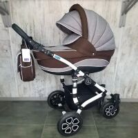 Дитяча універсальна Коляска 2 в 1 Loretti коричнева