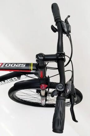 Велосипед Спортивний S200 HAMMER колеса 27.5 дюйма рама алюміній 19" чорно-червоний