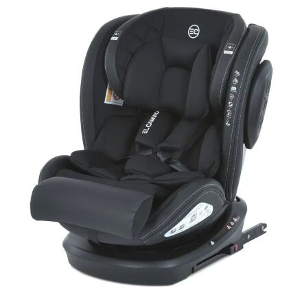 Дитяче автокрісло El Camino Evolution 360 ME 1045 Premium Black чорне**