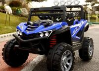 Дитячий двомісний електромобіль Bambi 4WD Баггі M 4634EBLR-4 Квадроцикл з м'яким сидінням і MP3 / синій**
