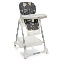 Складаний Пластиковий Стільчик для годування Bambi M 3822-11 Grey Сірий