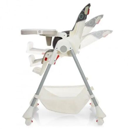 Складаний Пластиковий Стільчик для годування Bambi M 3822-11 Grey Сірий