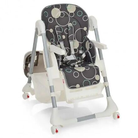 Складаний Пластиковий Стільчик для годування Bambi M 3822-11 Grey Сірий