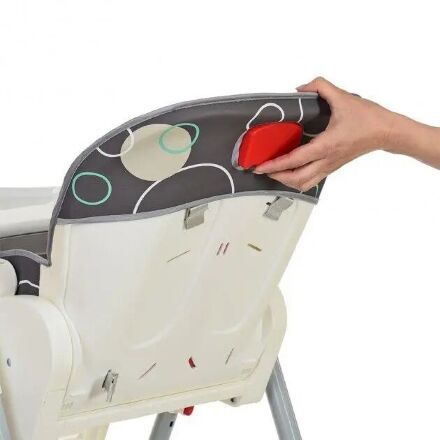 Складаний Пластиковий Стільчик для годування Bambi M 3822-11 Grey Сірий