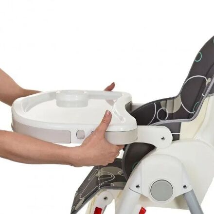 Складаний Пластиковий Стільчик для годування Bambi M 3822-11 Grey Сірий