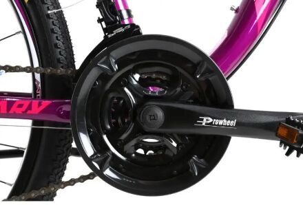 Спортивний гірський алюмінієвий велосипед 27.5д Crosser P6-2 з дисковими гальмами Shimano / жіночий фіолетовий