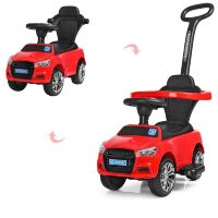 Дитяча машинка каталка толокар Bambi M 3503A(MP3)-3 червоний**