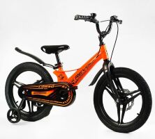 Дитячий велосипед Двоколісний велосипед 18" "CORSO Revolt" MG-18022 Магній з додатковими колесами