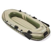 Надувний човен двомісний BESTWAY 65051 Voyager 300 з веслами / Розмір 243-102-31см