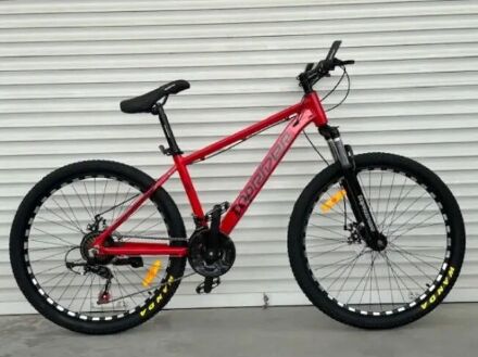 Cпортивний велосипед TopRider 670 колеса 26 дюймів / SHIMANO / рама 17" алюміній / колір Червоный