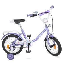 Велосипед дитячий двоколісний PROFI Y1483 Flower 14 дюймів фіолетовий **