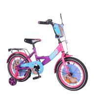 Велосипед дитячий двоколісний TILLY Cute 16 дюймів T-216217/1 purple + pink фіолетово-рожевий Велосипед дитячий двоколісний TILLY Cute 16 дюймів T-216217/1 purple + pink фіолетово-рожевий