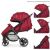 Прогулянкова коляска дитяча El Camino ME 1022L Expert Deep Red червоний**
