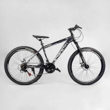 Спортивний велосипед 26 дюймів Corso TK-26289 "Strength" рама сталь 15"/21 швидкість/чорний