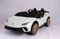 Дитячий Двомісний Електромобіль M 5020 MР3, USB, SD, Пульт Р/В Біла