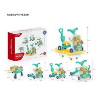 Музична каталка-ходунки 5в1 HE 0812 з музичною панеллю, піаніно, сортером, підсвічування, пальчикові ігри