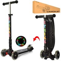 Дитячий складаний триколісний самокат iTrike JR3-003-1-B MAXI / колір чорний**