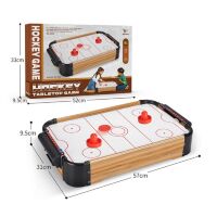 Настільна гра Аерохокей 2553 повітряний хокей дерев'яний, на ніжках, з аксесуарами