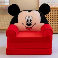 Дитяче м'яке крісло-диван-трансформер плюшеве у вигляді "Міккі мауса"