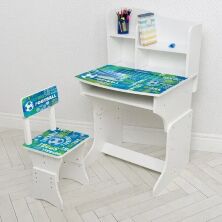 Парта дитяча зростаюча з сульчиком 904-148, Football**