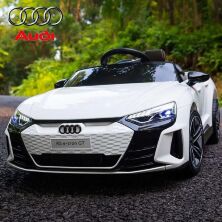 Дитячий електромобіль Легковий автомобіль BAMBI M 4938EBLR-1 Audi на EVA колесах / шкіряне сидіння / білий