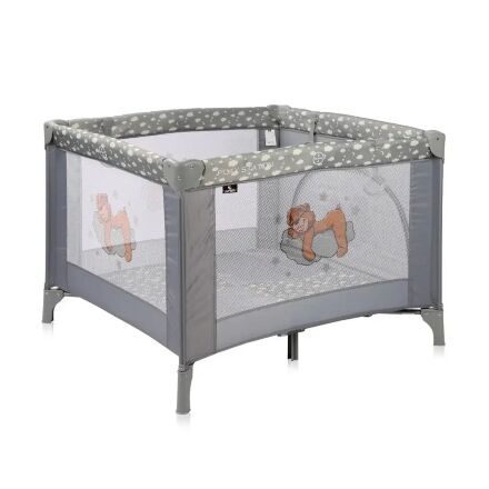 Манеж-ліжко Lorelli Play Station Grey Clouds сірий
