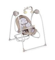 Дитяче крісло-качалка шезлонг-гойдалки Lorelli (Bertoni) Tango Pink рожева