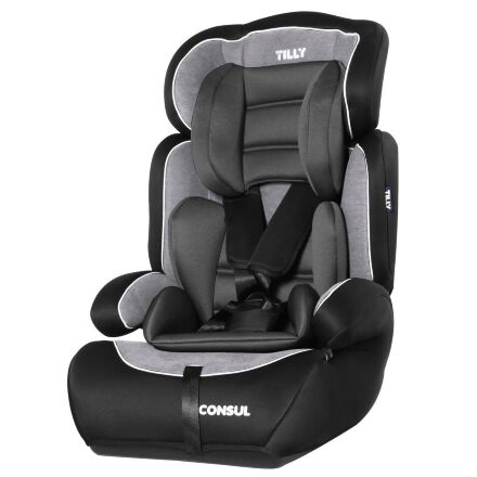 Автокрісло дитяче TILLY Consul T-531/2 Gray група 1 2 3 4 сіре