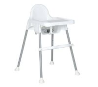 Стільчик для годування 2 в 1 Bambi M 4209 White білий**