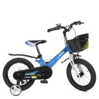 Велосипед дитячий двоколісний 14-MERCURY колеса 14 дюймів дискові гальма рама магній білий