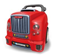 Дитячий автотренажер "Юний автомеханік" A001-1-2 з набором інструментів (59 деталей), звук, світло, жовтий