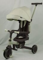 Триколісний велосипед 3в1 TURBOTRIKE MT 1036 green з батьківською ручкою (біговел+велосипед+коляска) зелений