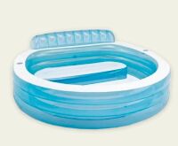 Дитячий надувний басейн Intex 57190 Сімейний із сидінням